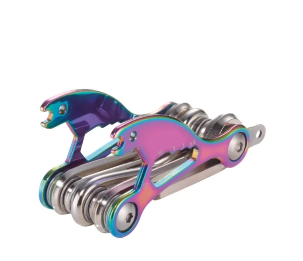 Outil multifonction vélo coloré